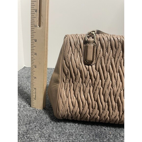 Coach Madison Gathered Twist Handbag/ Satchel Brown 2way Tote Bag - Picture 12 of 16